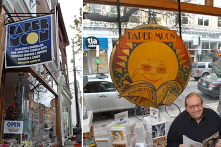 Bill Curry in 2011 at his revival of Paper Moon on Fourth Street near South.