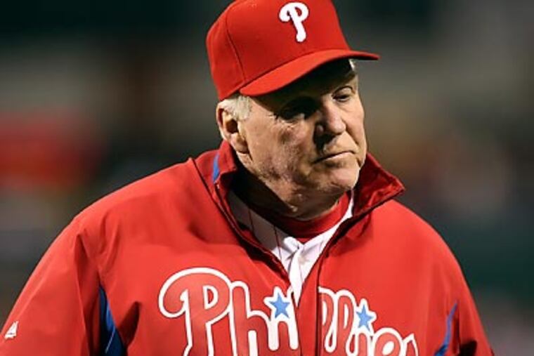 Despite Friday's win over the Red Sox, Charlie Manuel is not a fan of interleague play. (Steven M. Falk / Staff Photographer)