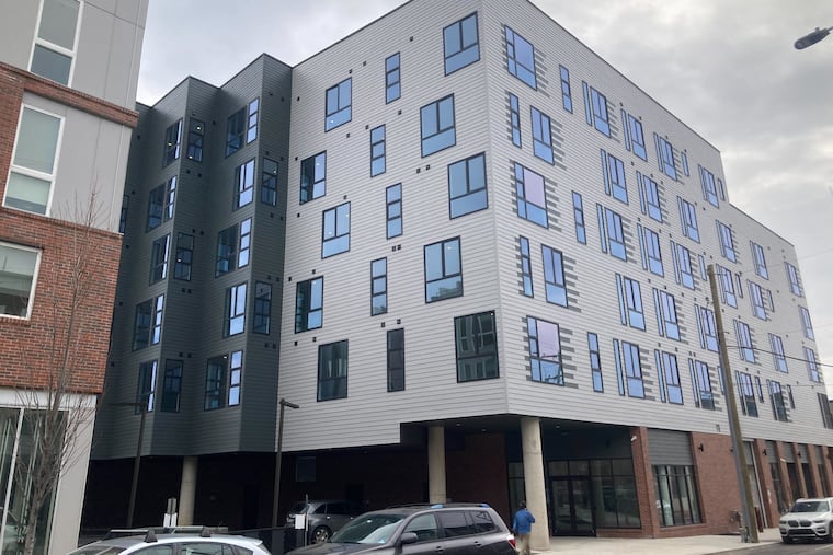 The 200-unit apartment building in North Philadelphia that the Riverwards Group has sold to PHA.
