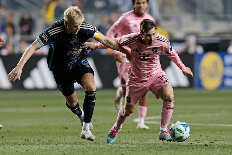 The Union will host Lionel Messi (right) in August, and visit the Inter Miami superstar in May for their last game before the FIFA World Cup.
