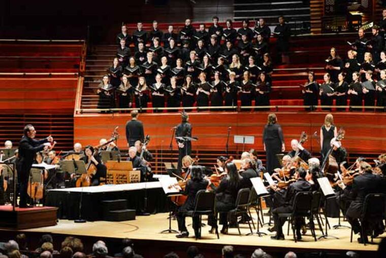 The Philadelphia Orchestra's performances of Bach's "St. Matthew Passion" include the Westminster Symphonic Choir and the American Boychoir.