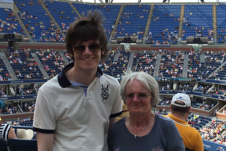 Michael McDermott and his mother, Anne Marie, flew in from Dublin to cheer on Serena Williams at Arthur Ashe Stadium in New York.