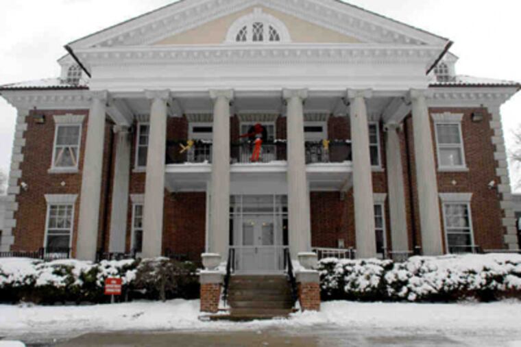 The Zurbrugg Mansion, completed in 1911, is also known locally as "the Columns," for its facade. (April Saul / Staff Photographer)