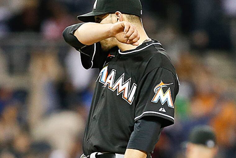Marlins starting pitcher Jose Fernandez. (Lenny Ignelzi/AP)