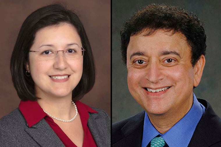 Diana Torralvo (left) and Inder M. Singh.
