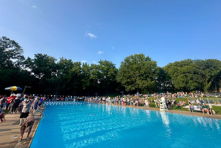 Conklin Pool in Cheltenham, which is set to close in 2027 and be replaced by a pool that a private developer is building at the former Melrose Country Club.