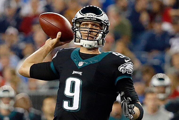 Eagles quarterback Nick Foles. (Elise Amendola/AP)