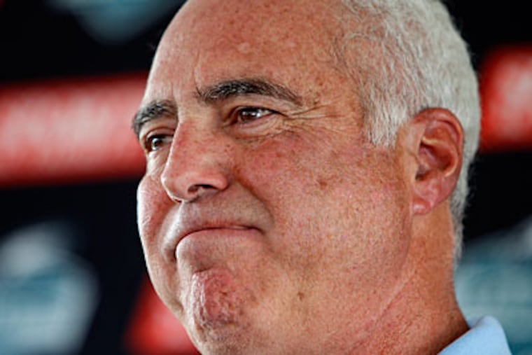 Jeffrey Lurie told reporters he expects "Andy to be coaching this week." (Michael Bryant/Staff Photographer)