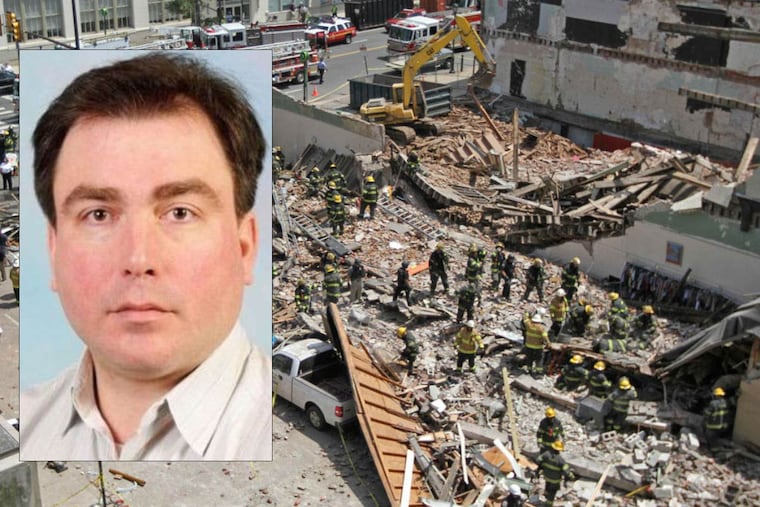 The supervising architect behind the building collapse, Plato Marinakos Jr.