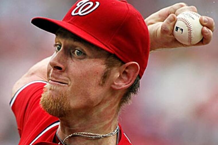 Nationals starting pitcher Stephen Strasburg will make his last start Sept. 12 against the Mets at Citi Field. (Alex Brandon/AP)