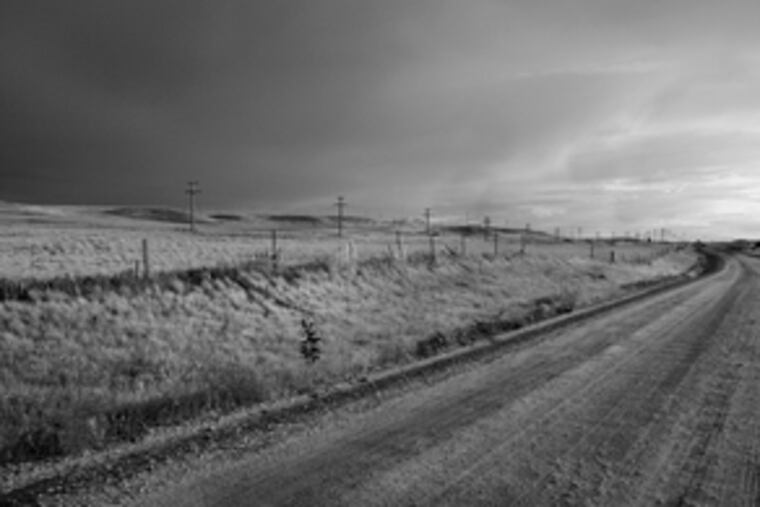Wyoming. "Flat on my back, I stared straight up at the magnificent firmament, glorying in the time I was making, in how far I had come. . . . and tingling with kicks at the thought of what lay ahead of me in Denver - whatever, whatever it would be."