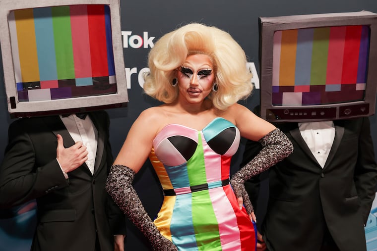 Trixie Mattel arrives at the TikTok Awards on Dec. 18, 2025 at the Hollywood Palladium in Los Angeles.