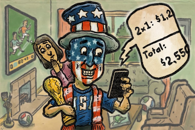 My husband is a new soccer fan and wants to spend $1,000 on World Cup tickets