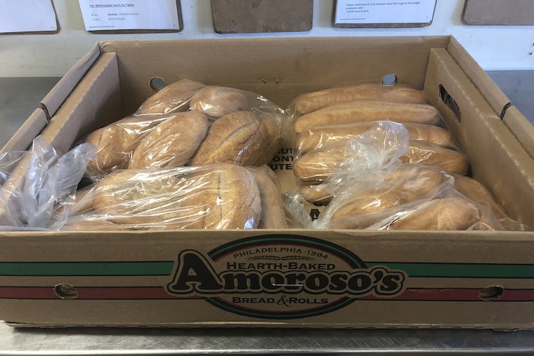 Reduced-sodium hoagies from the first commercial batch samples made at Amoroso's.