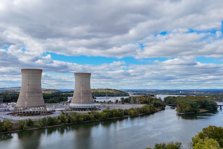 The Three Mile Island nuclear power plant in Middletown, Pa.