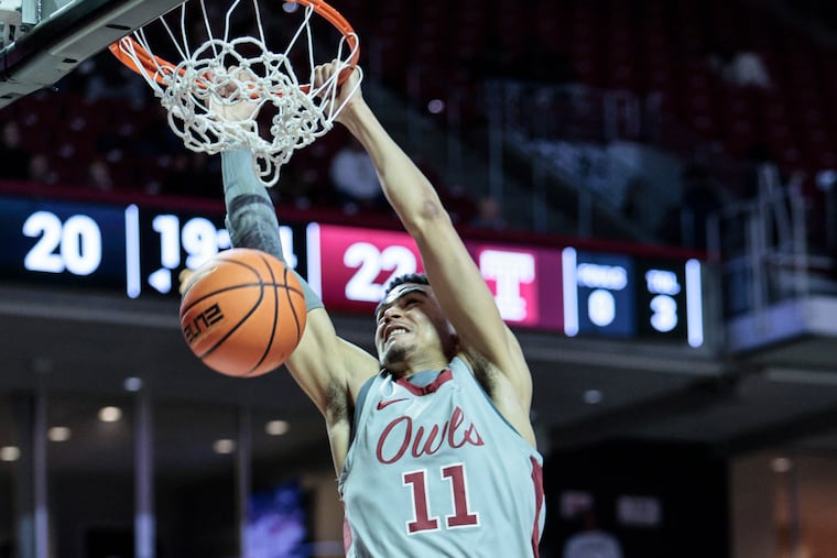 Nick Jourdain averaged 6.3 points and 4.5 rebounds per game this season with Temple.