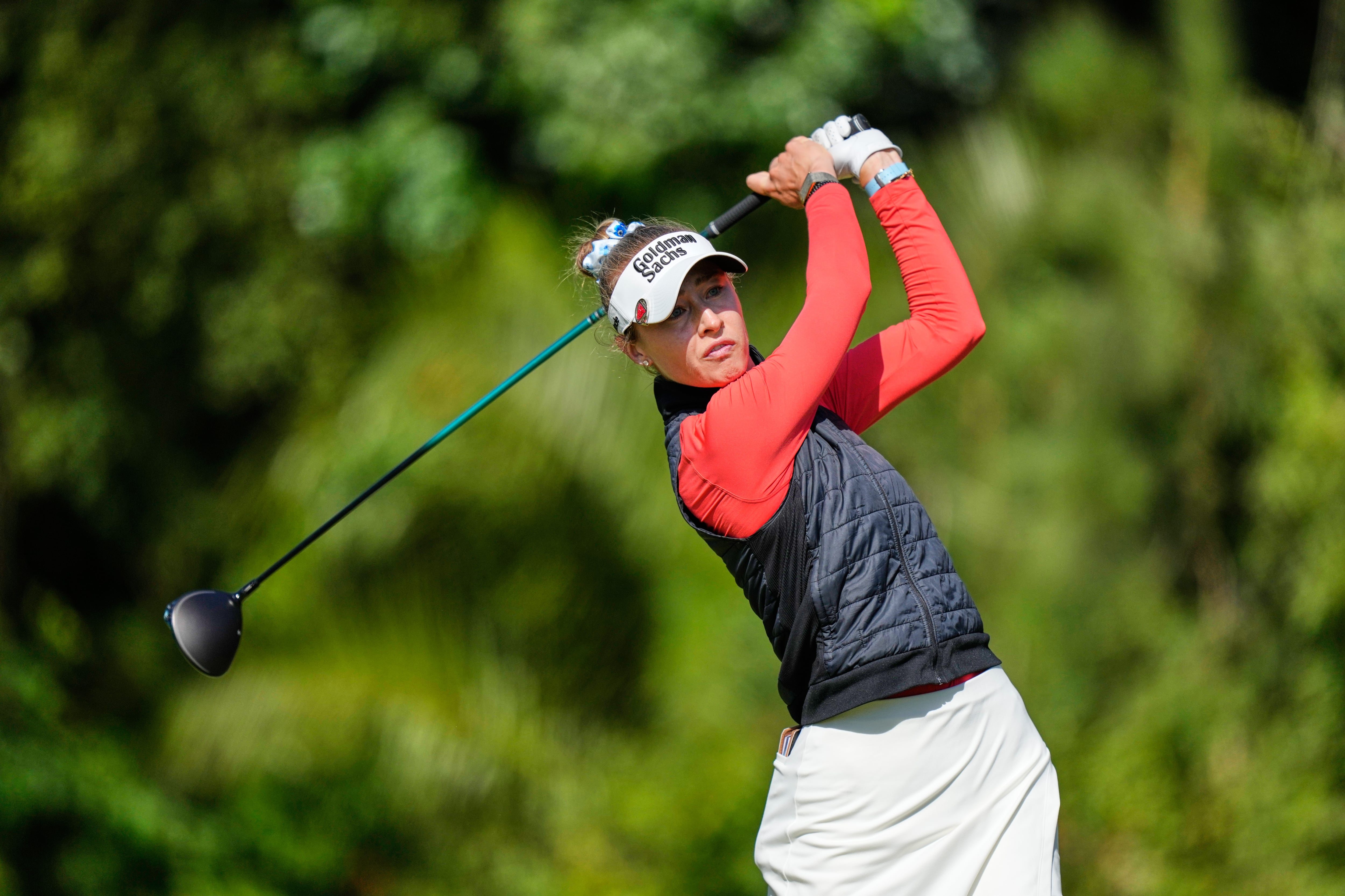 Nelly Kord's late birdie surge ties her for lead after third round at U.S. Women's Open