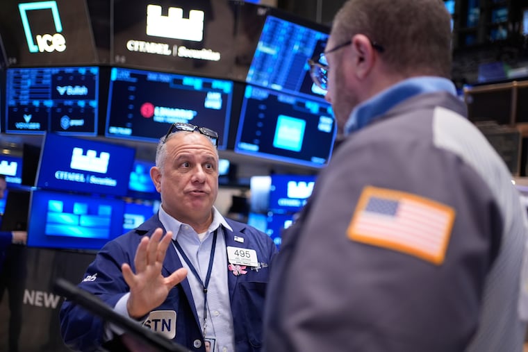 Joel Lucchese works on the floor at the New York Stock Exchange in New York, Thursday, March 5, 2026.