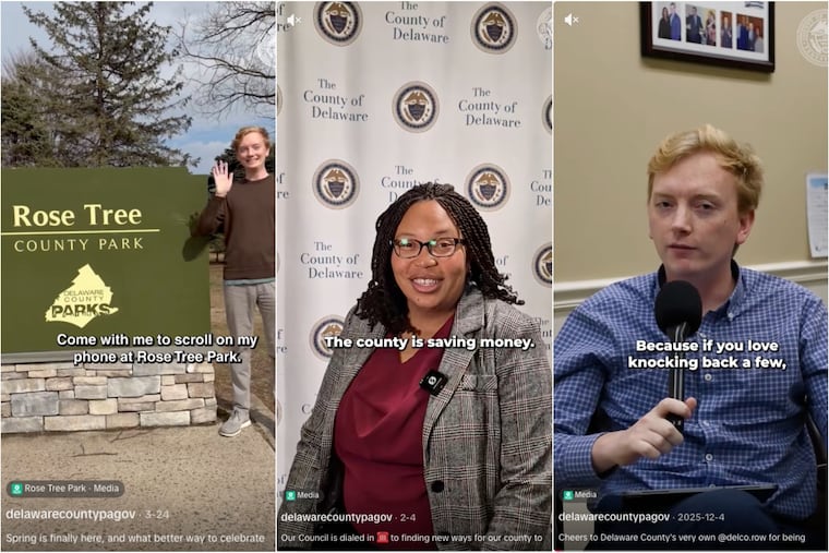 Delaware County’s TikTok account blends snappy humor with public service announcements, a major initiative of the county’s millennial and Gen Z communications team.