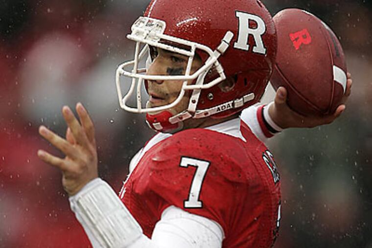 Tom Savage was a freshman all-America at Rutgers, but he lost his starting job last fall. (Rich Schultz/AP file photo)