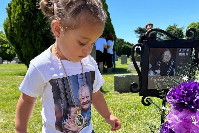 Naomi Martinez, 2, survived a fall from a second-story window in Kensington on Sunday night, but remains in the hospital.