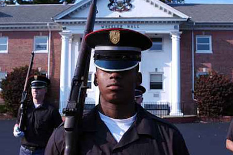 File photo of members of "I" Company at Valley Forge Military Academy and College. ( John Costello / Inquirer )
