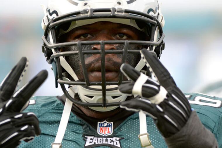Eagles defensive end Clifton Geathers. (Phelan M. Ebenhack/AP file)