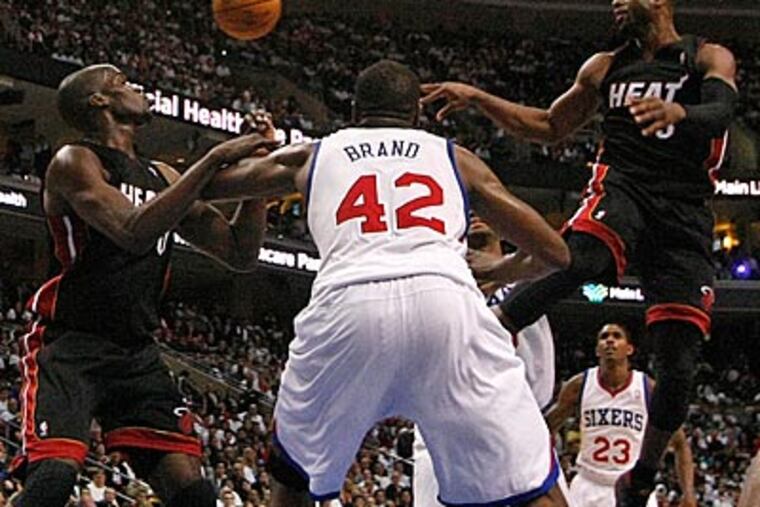 The Sixers and Heat will play Game 4 of their playoff series on Sunday. The Heat lead 3-0. (Ron Cortes/Staff Photographer)