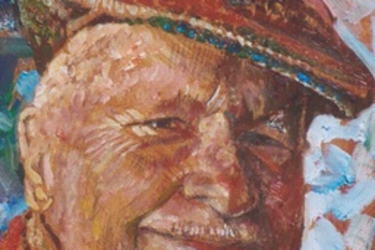 Joseph J. Crilley of Bucks in a self-portrait.