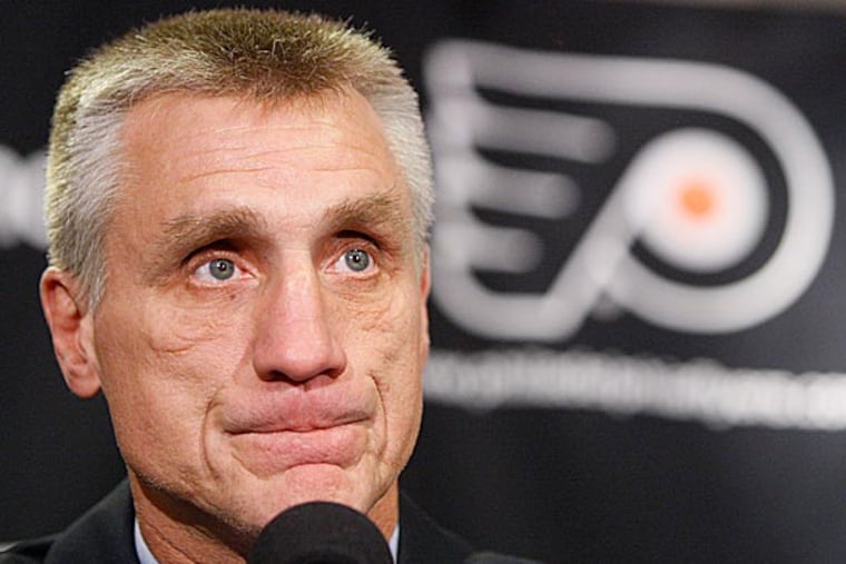Flyers general manager Paul Holmgren says he won't use injuries as an excuse for team's struggles. (Matt Slocum/AP file photo)