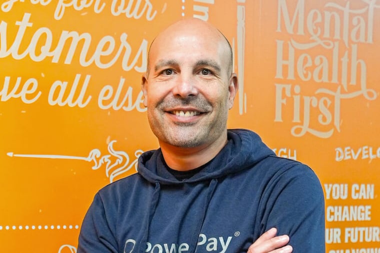 Mike Petrakis is founder and boss at PowerPay, a fast-growing fintech lender that employs over 200 at its offices on South Warner Road near King of Prussia.