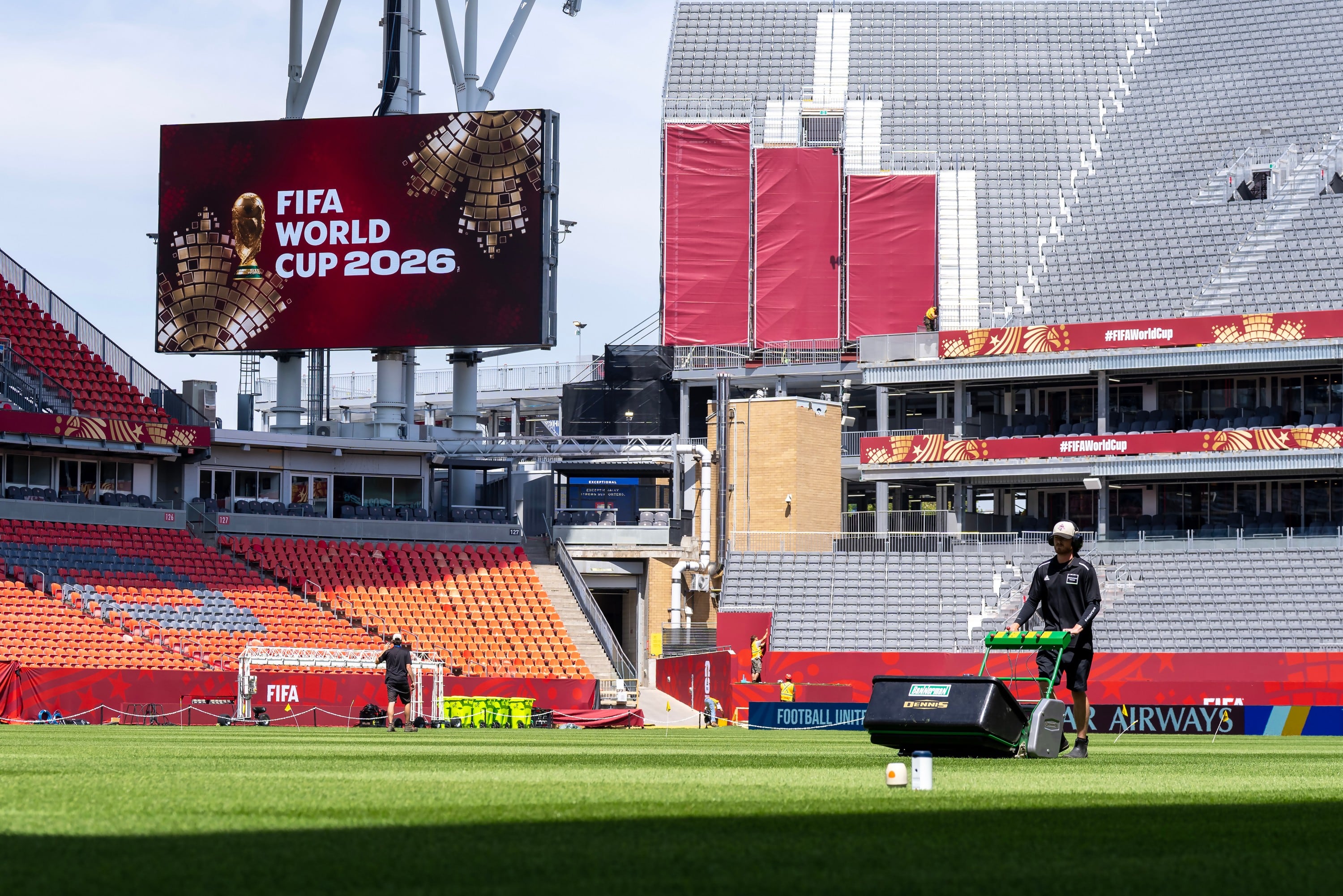 The World Cup pitches are the result of years of engineering to find just the right grass