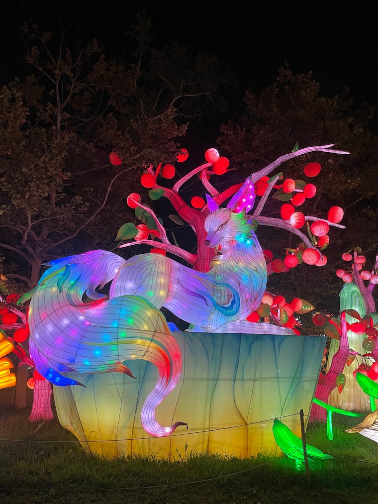 A display at the Philadelphia Chinese Lantern Festival, running through Aug. 30.