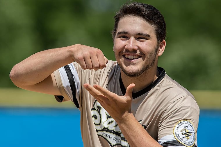 Neumann-Goretti first baseman Ryan McGettigan.