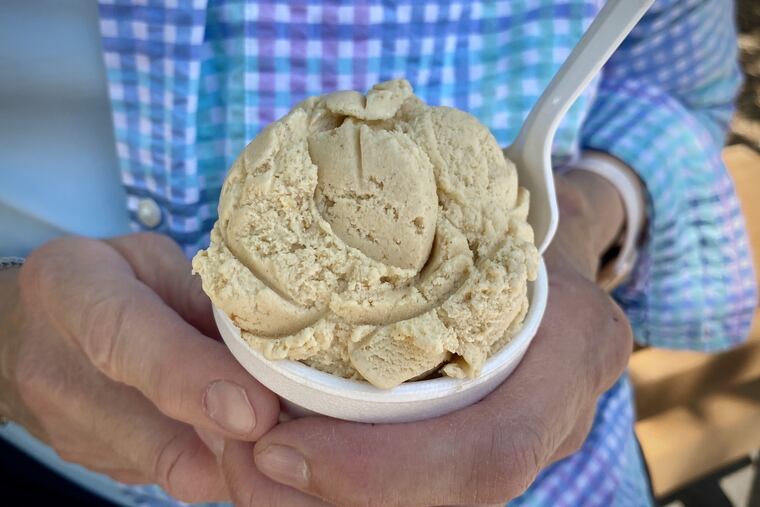 Sweet potato pie ice cream from Dre's Ice Cream.