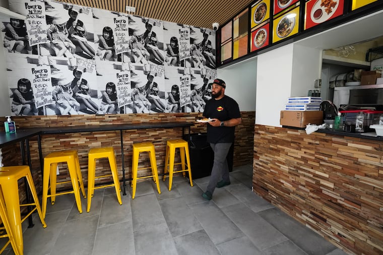 Chef Kurt Evans at his new restaurant Black Dragon Takeout, his ode to inner-city Chinese takeout spots, in Philadelphia, August 28, 2024.