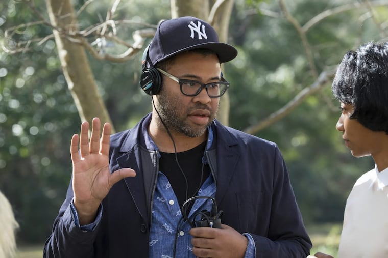 Director Jordan Peele on the set of "Get Out." Peele was nominated for an Oscar for best director, Tuesday, Jan. 23, 2018. The 90th Oscars will air live on ABC on Sunday, March 4.