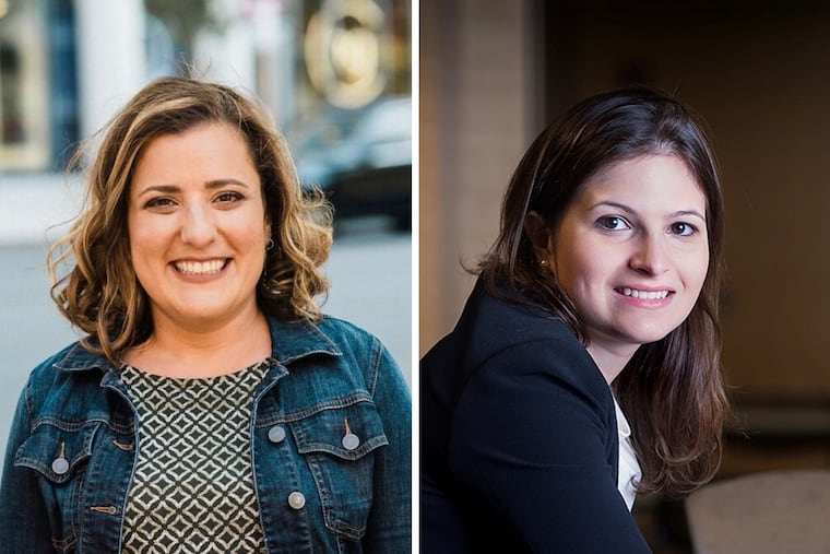 Sara Goldrick-Rab, left, is founding director of Temple University's Hope Center for College Community & Justice, where Abigail Seldin, right, is a board member.