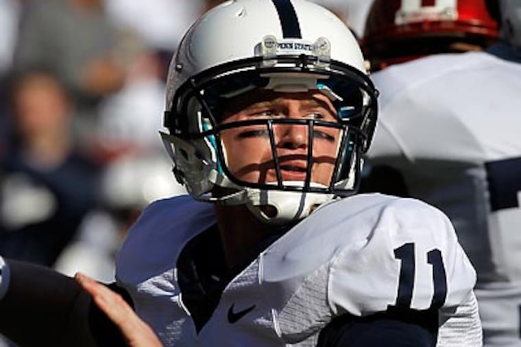 Matt McGloin completed 58 percent of his passes for 1,337 yards and 13 touchdowns this season. (Ann Heisenfelt/AP file photo)