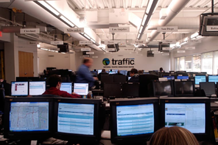 Traffic.com in Malvern monitors vehicle flow in specific U.S. cities. Closing the taxpayer-backed online data firm will idle 300 employees. (File)