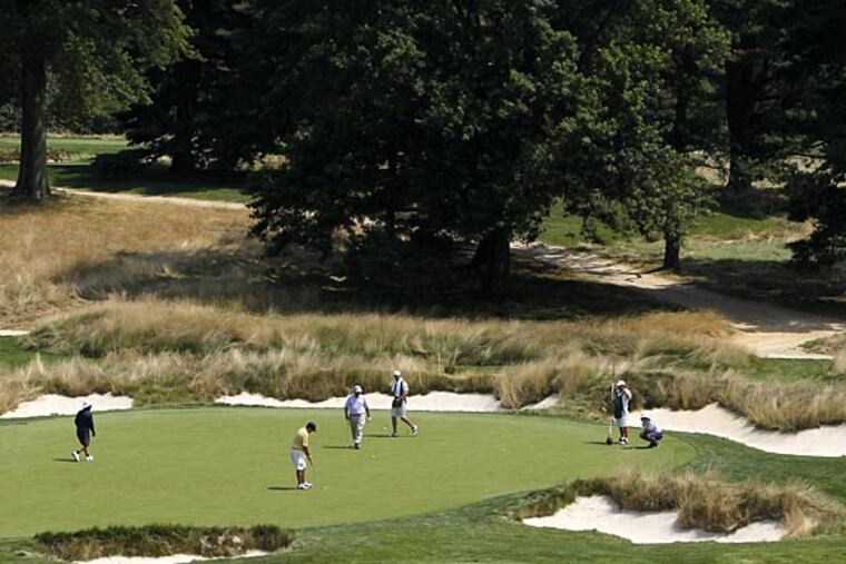 Photograph from a tour of the Merion Golf Club. (Alejandro A. Alvarez/Staff Photographer)
