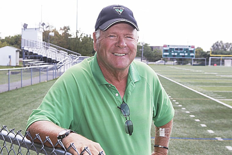 Camden Catholic soccer coach Larry Sullivan. (Elizabeth Robertson/Staff Photographer)