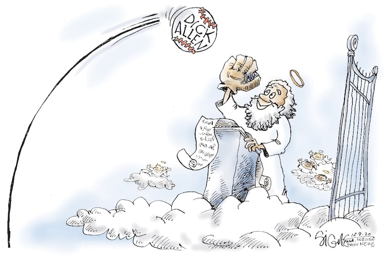 Dick Allen has left the ballpark.