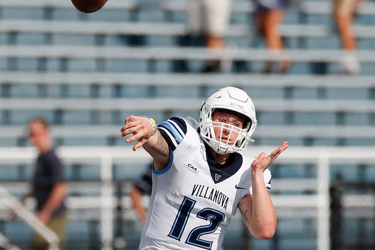 Villanova quarterback Daniel Smith has been impressive as both a passer and a runner in 2021-22.