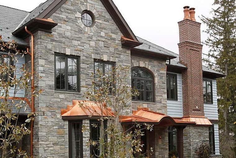 The front entrance of the Gladwyne house. (Michael S. Wirtz/Staff Photographer)