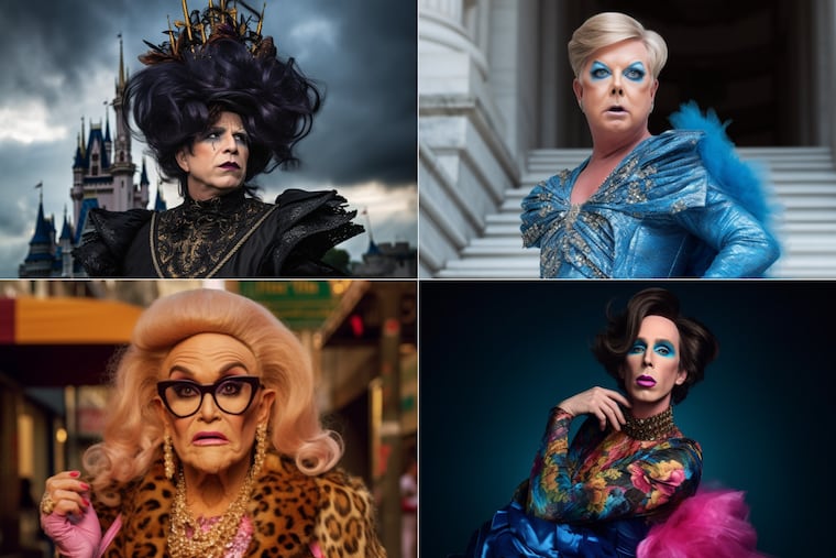 A viral Instagram account featuring AI-generated images of high-profile Republicans as RuPaul-style drag queens is one couple's clap back to a wave of bills targeting drag queens.