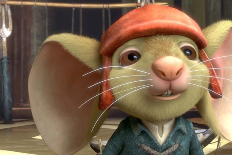 Matthew Broderick provides the voice of main mouse Despereaux.