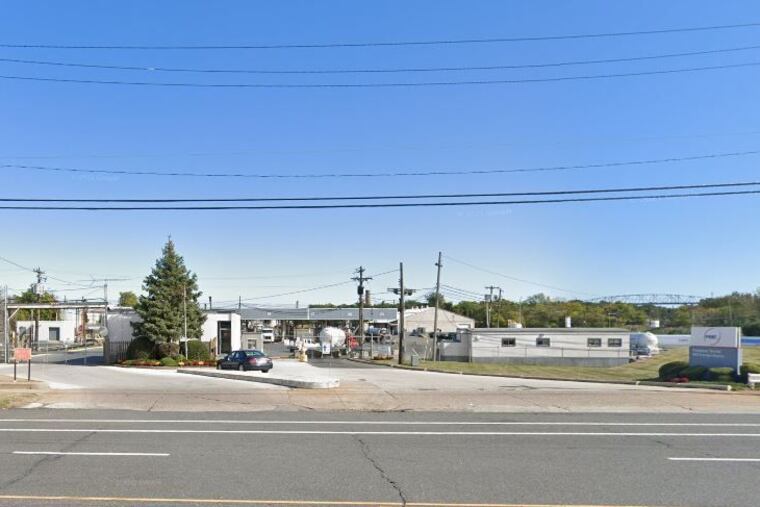 A Google Maps image of PBF Logistics Products Terminals on Essington Avenue in Southwest Philadelphia. The company was fined more than $1 million for petroleum leaks into the Schuylkill River.