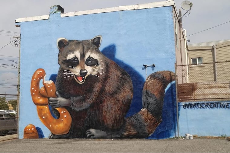 Philadelphia’s newest mural, located on East Thompson Street, was designed by Evan Lovett.