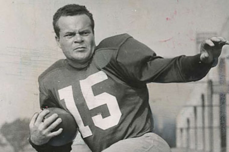 Eagles legend Steve Van Buren passed away Thursday night at the age of 91. (Inquirer file photo)